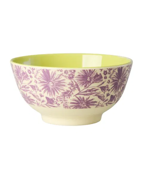 Bolle, Flower Print - Lilla, Medium, Rice