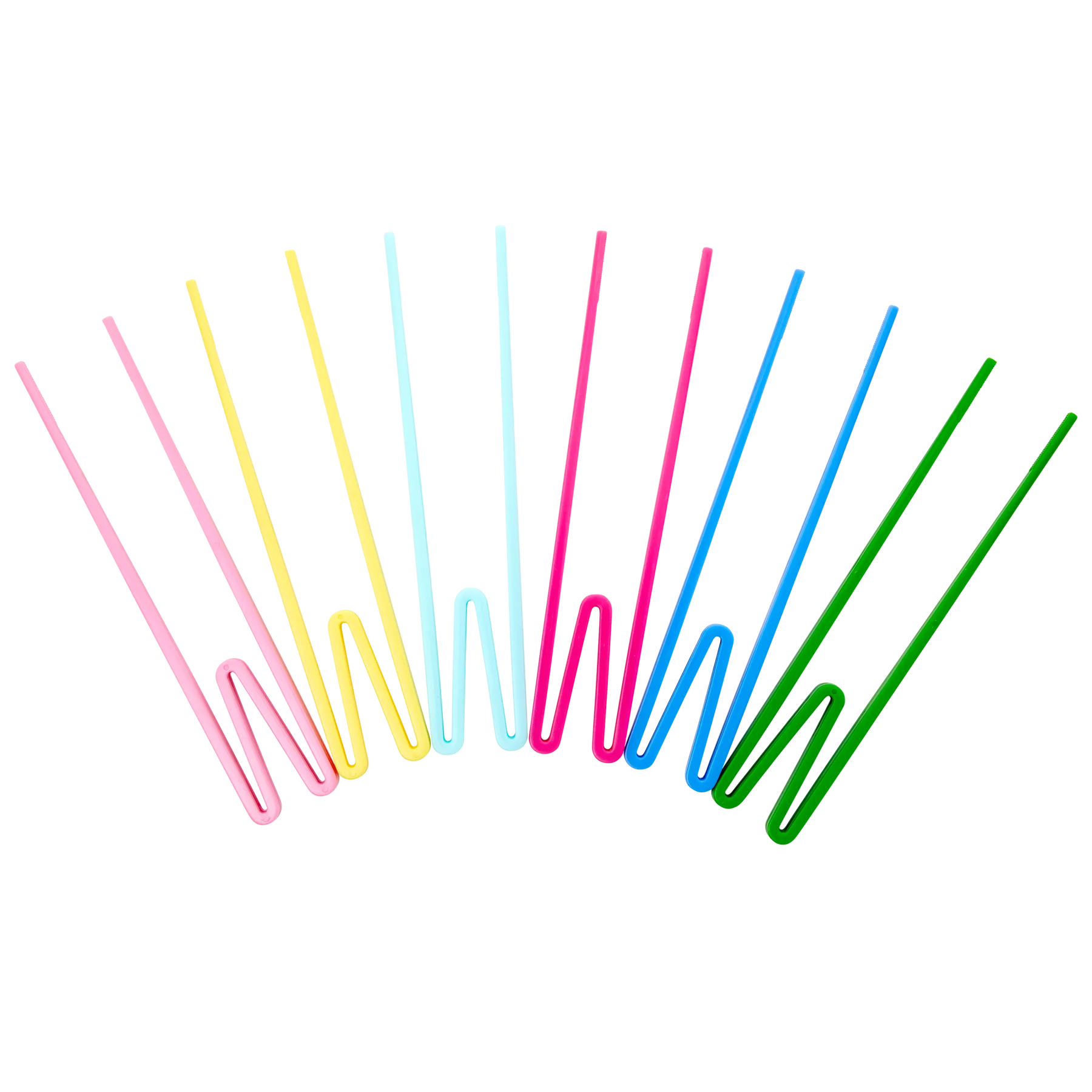 Plastspisepinne for nybegynnere, 1 stk, Rice - Grønn