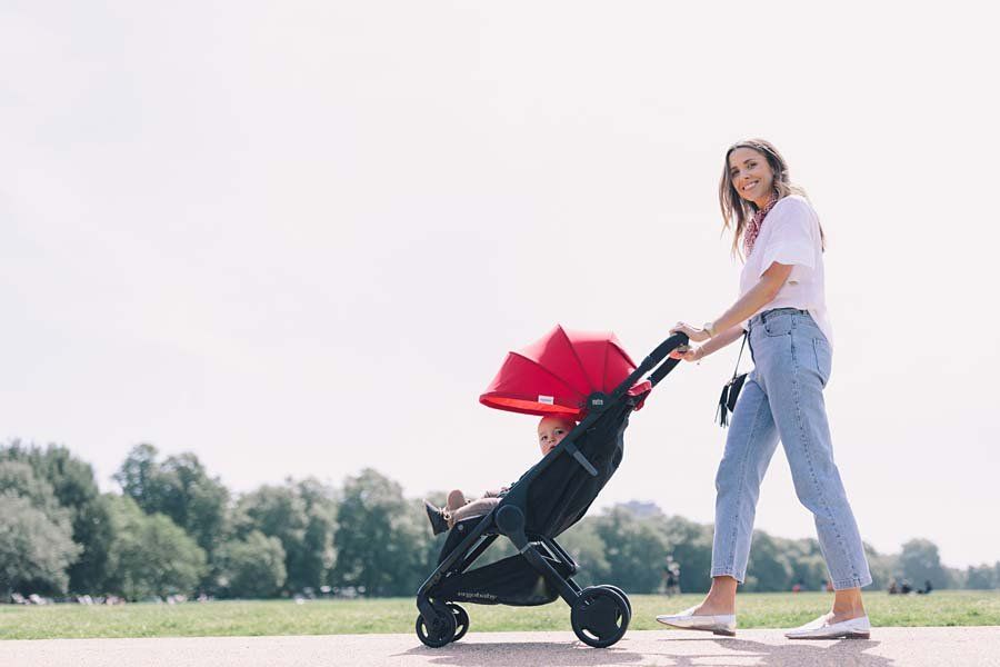 Ergobaby Metro kompakt trille, rød