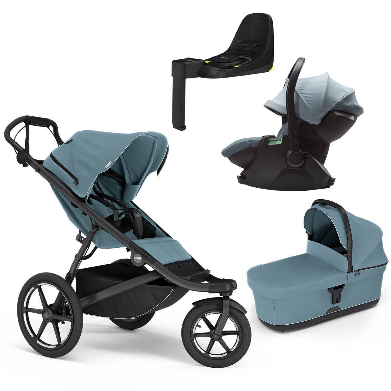 Vognpakke, Thule, Urban Glide 3, Mid Blue inkl. Maple + Base, Alfi