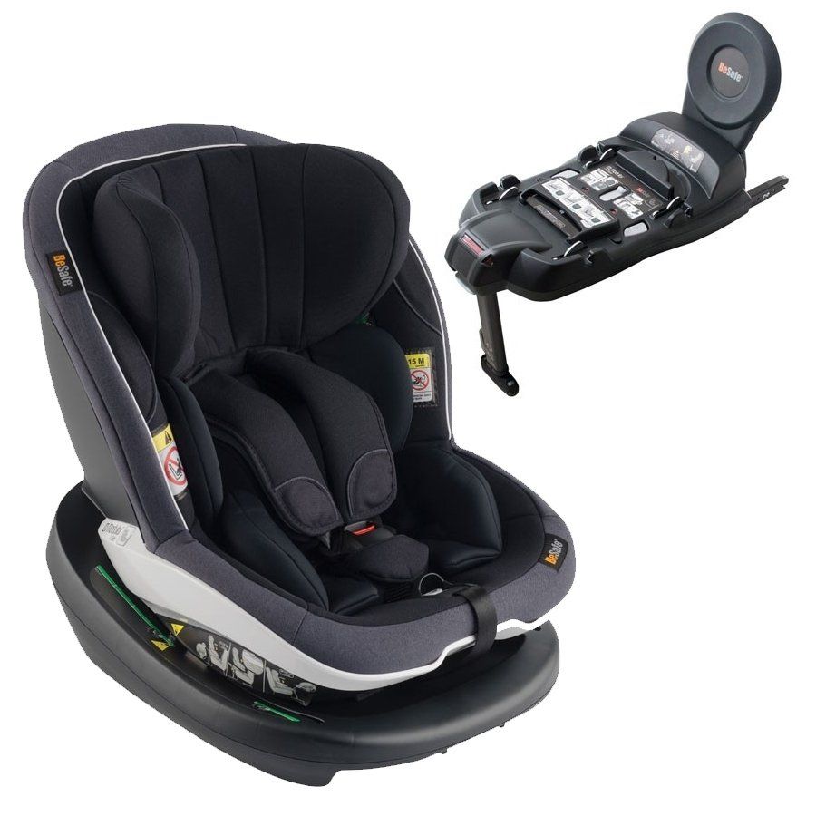 Bilstolpakke - BeSafe iZi Modular Midnight Black Melange. Ink. Base