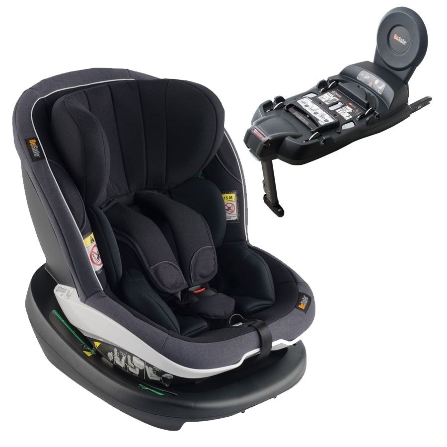 Bilstolpakke - BeSafe iZi Modular Midnight Black Melange. Ink. Base