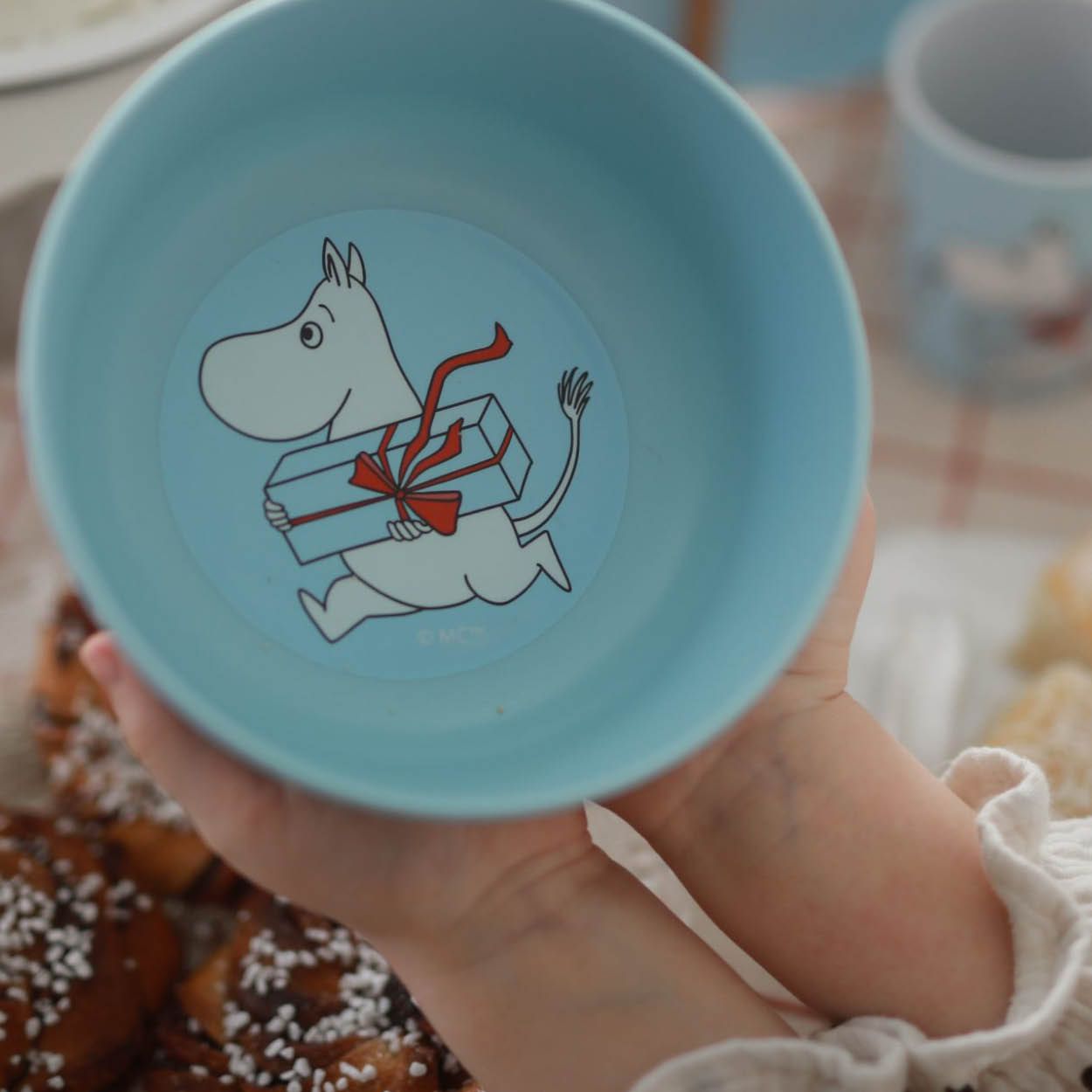 Skål, Rätt Start, Mummi, Piknik, Blå