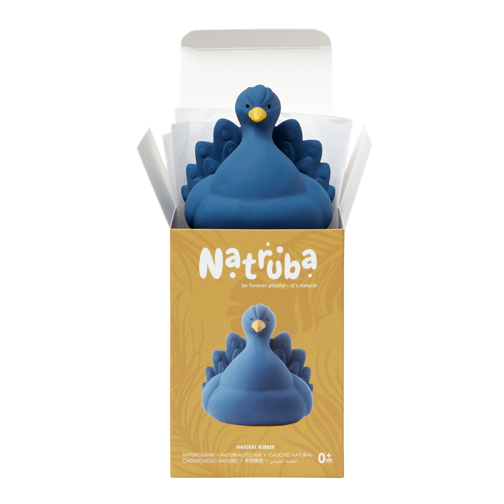 Badeleke, Natruba, Påfugl, Blå