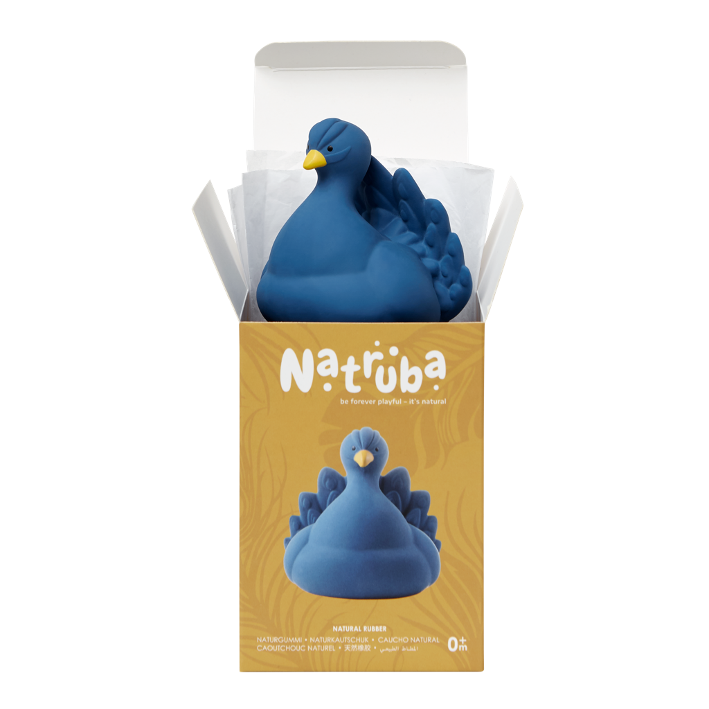 Badeleke, Natruba, Påfugl, Blå