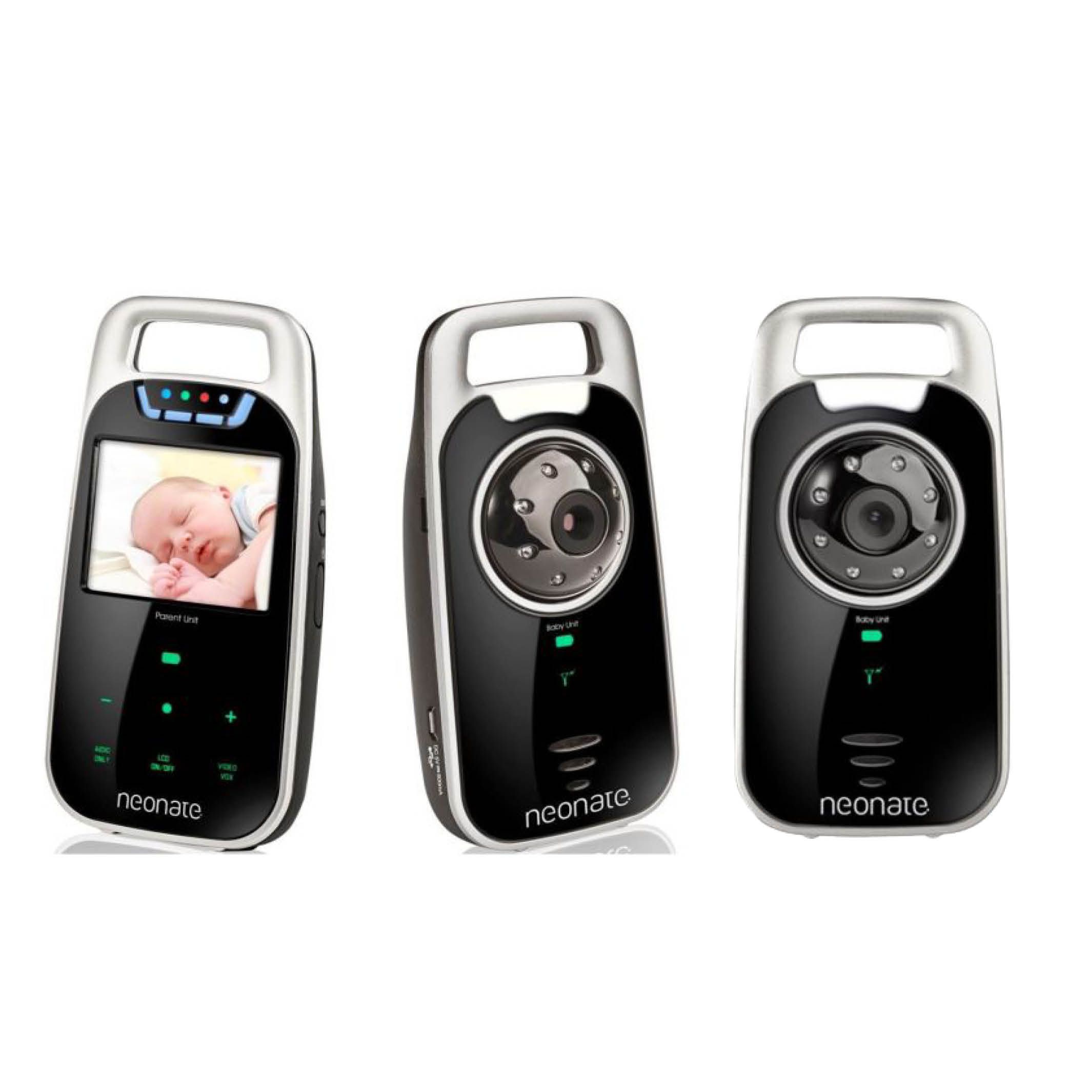 Video babycall, BC8000DV, Neonate, Sort,  Ink. Ekstra Babyenhet