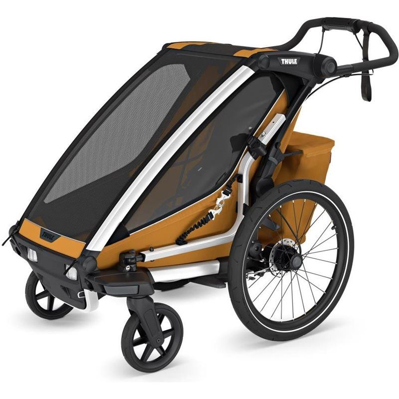 Sykkelvogn, Thule, Chariot Sport 2, Single Natural Gold 