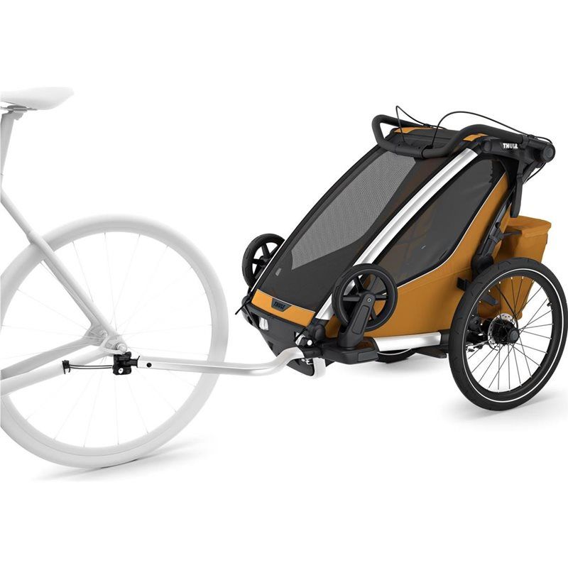 Sykkelvogn, Thule, Chariot Sport 2, Single Natural Gold 