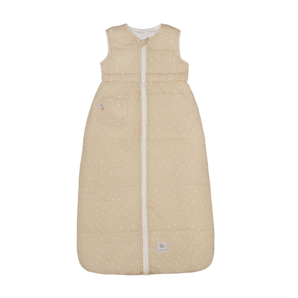 Nattpose, Easygrow, Basic Dot Beige, 0-6 mnd