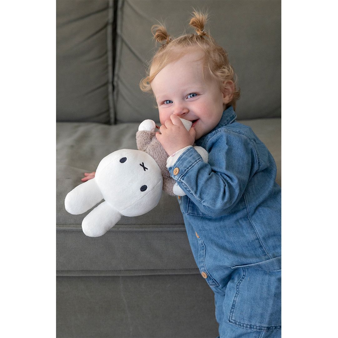 Bamse, Miffy, Fluffy Taupe 25cm