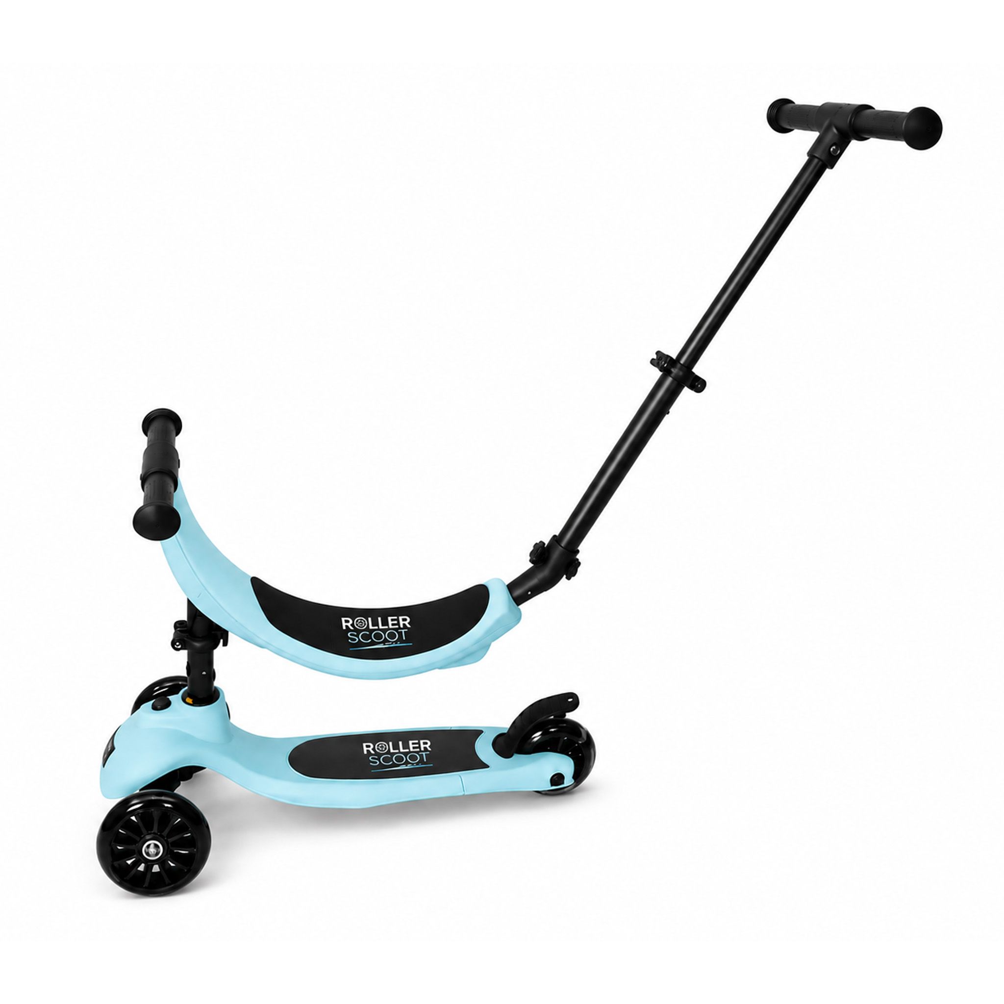 4-i-1 Sparkesykkel, Roller Scoot, Blue