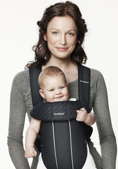 BabyBjørn Original bæresele cotton, Grå