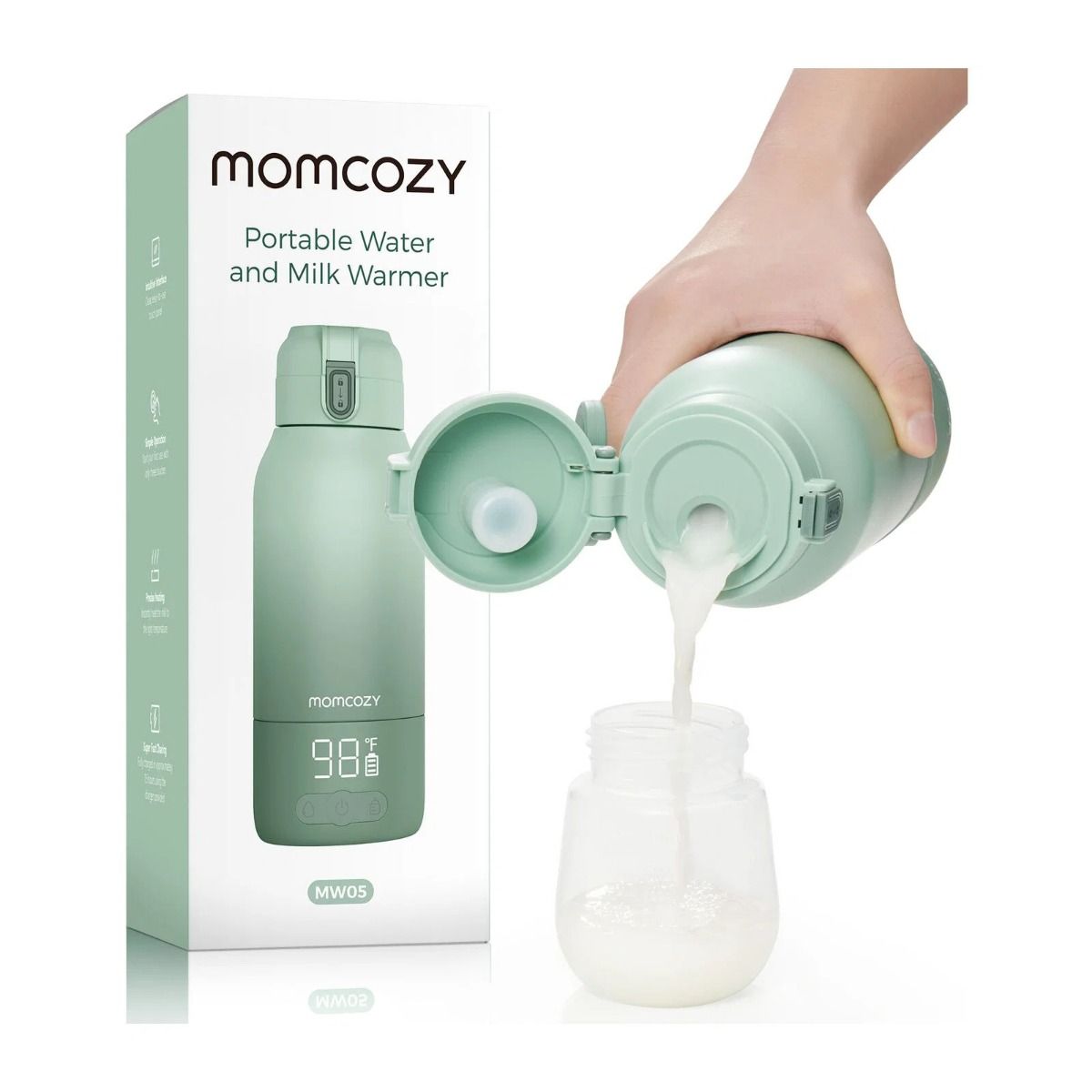 Momcozy, Bærbar, Brystmelk og Vannvarmer