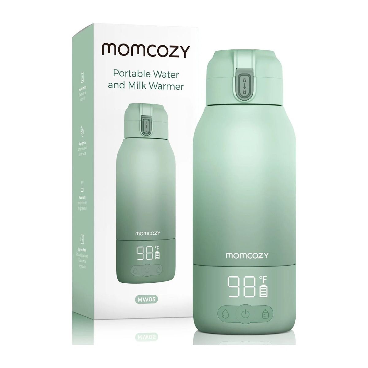 Momcozy, Bærbar, Brystmelk og Vannvarmer