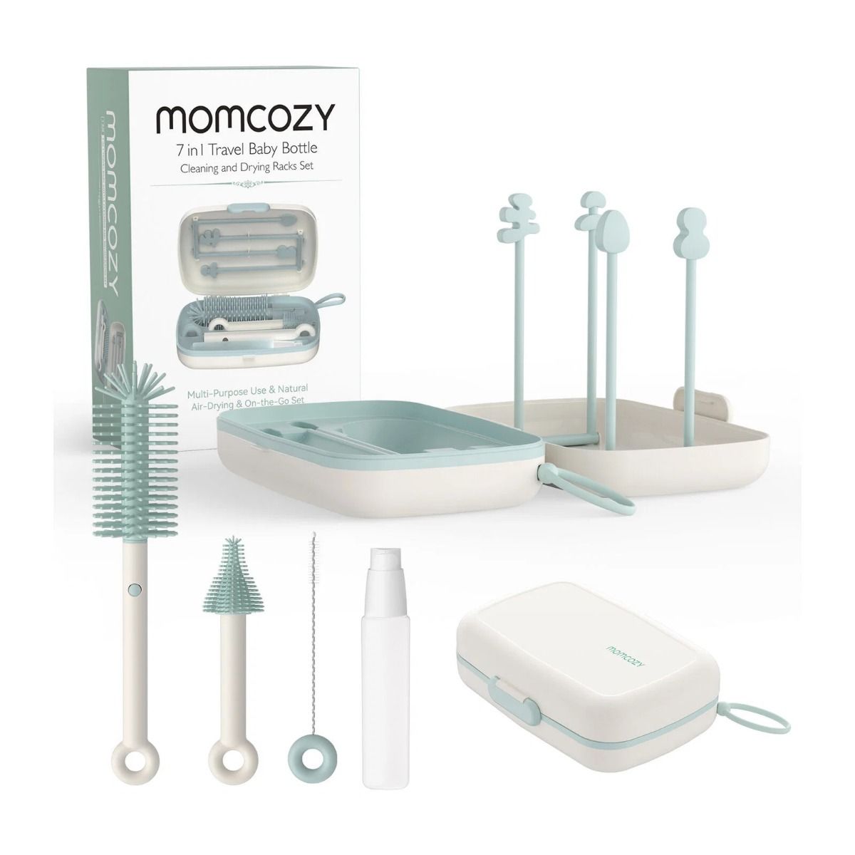Momcozy, 7-in-1, Babysett, Grønn