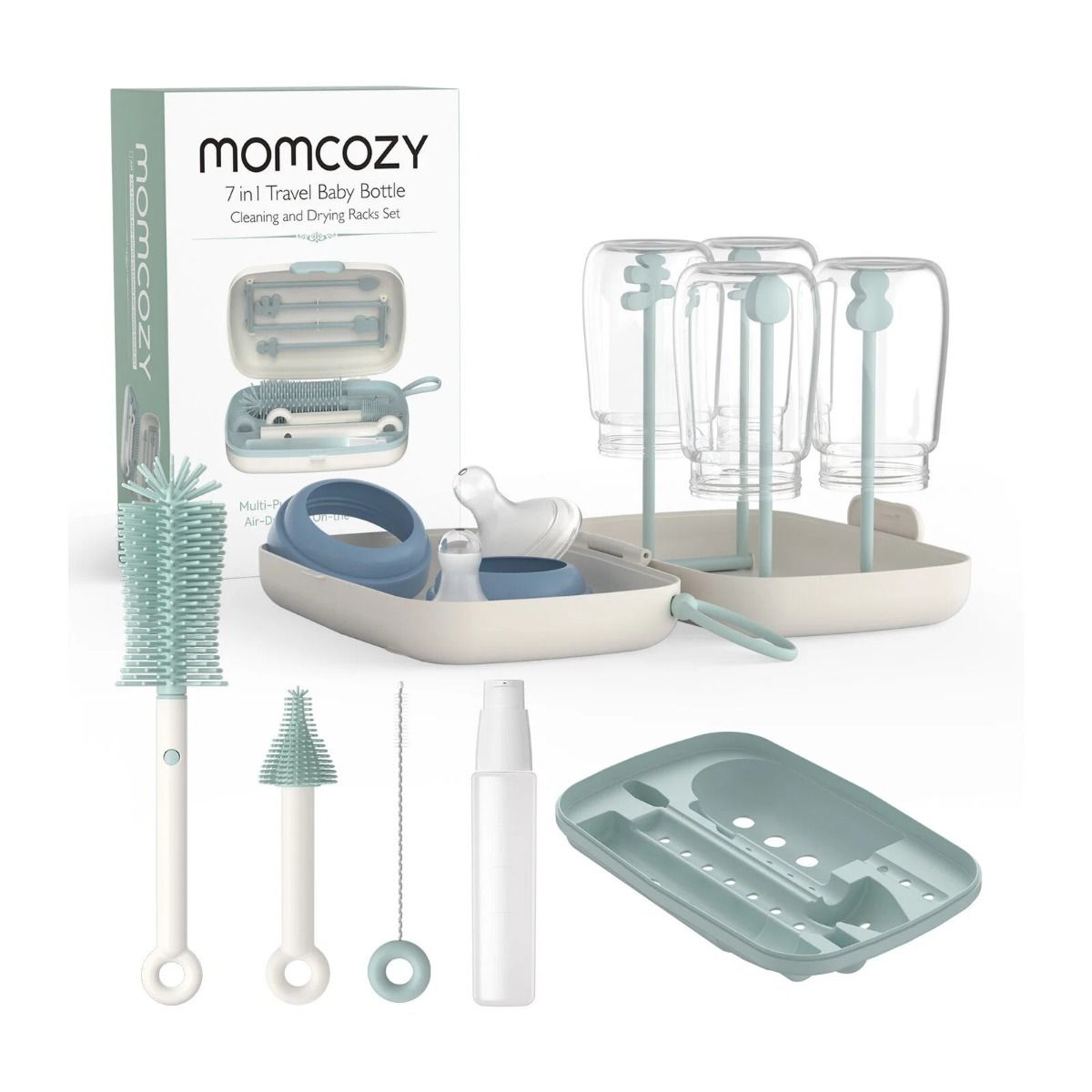 Momcozy, 7-in-1, Babysett, Grønn