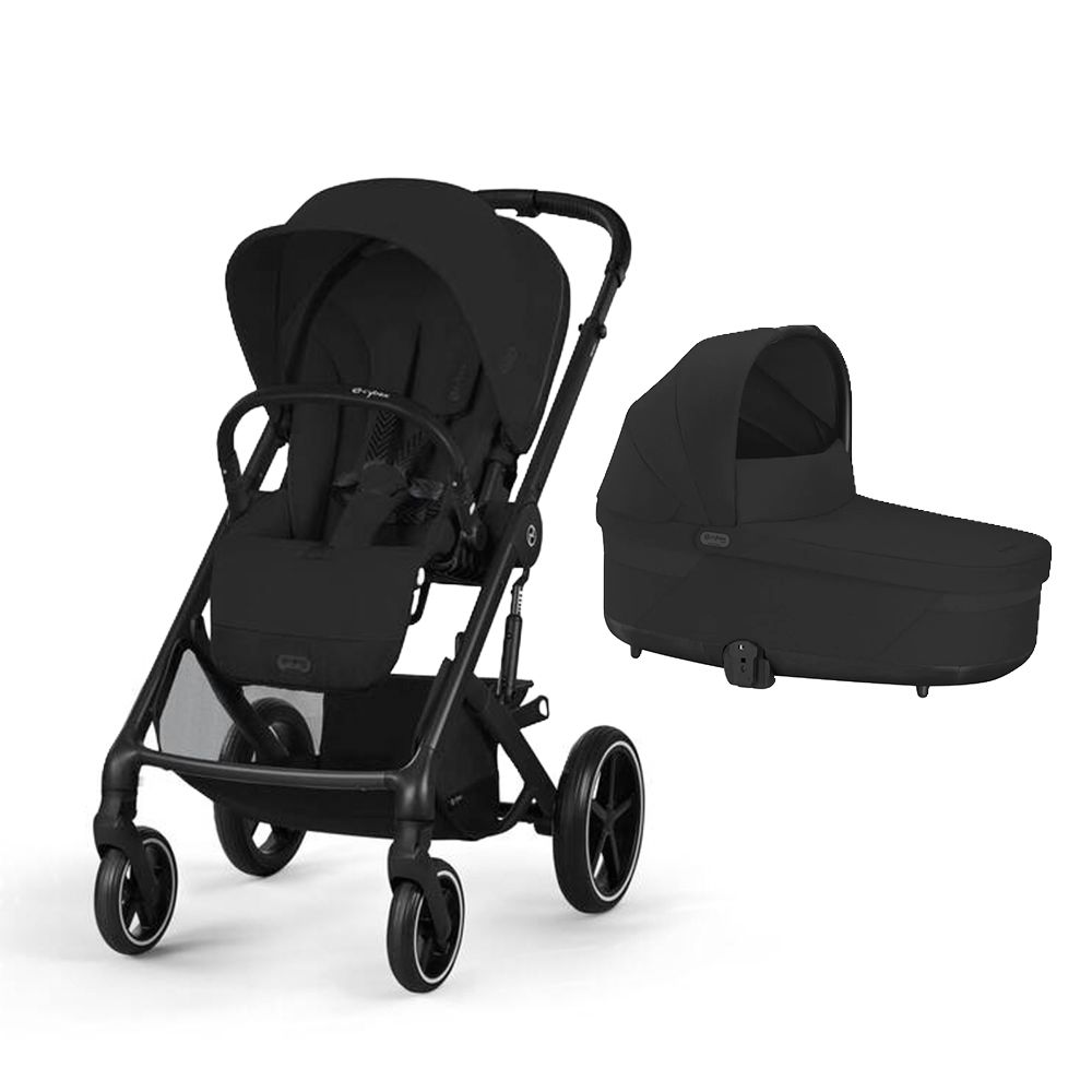 Cybex Balios S Lux, Moon Black, Komplett barnevogn