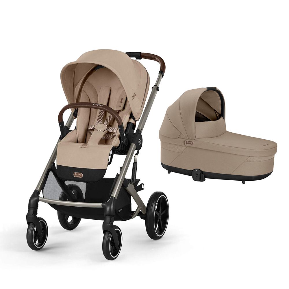 Cybex Balios S Lux, Almond Beige, Komplett barnevogn