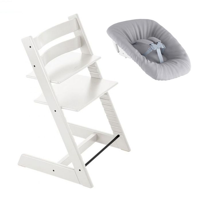 Nyfødtpakke, Stokke Tripp Trapp, Hvit + Newborn Set
