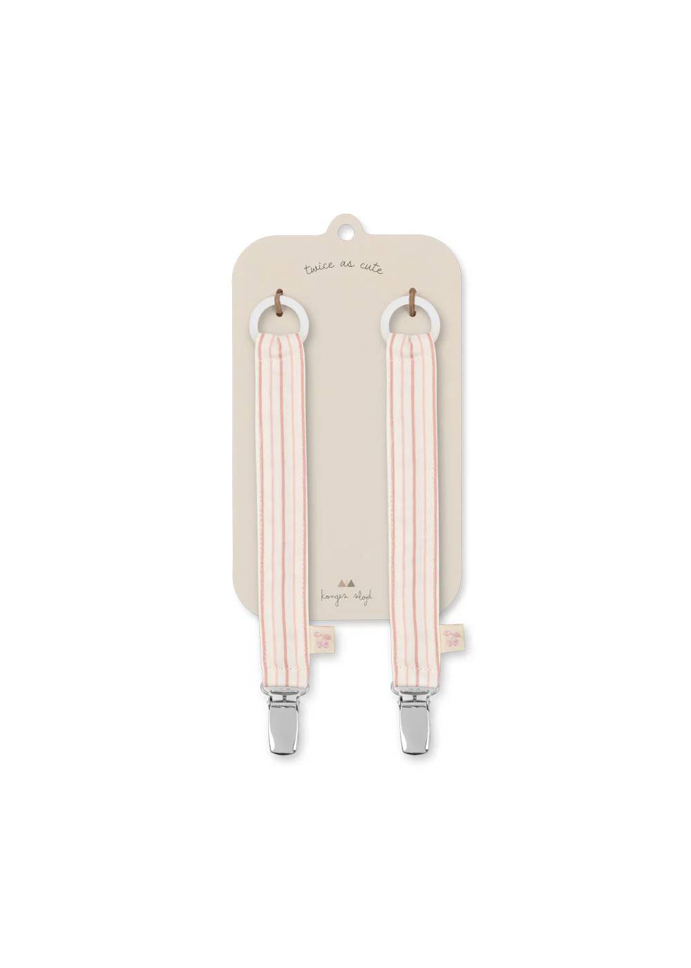 Smokkelenke, Konges Sløjd, Stripie Petite Rose, 2pk