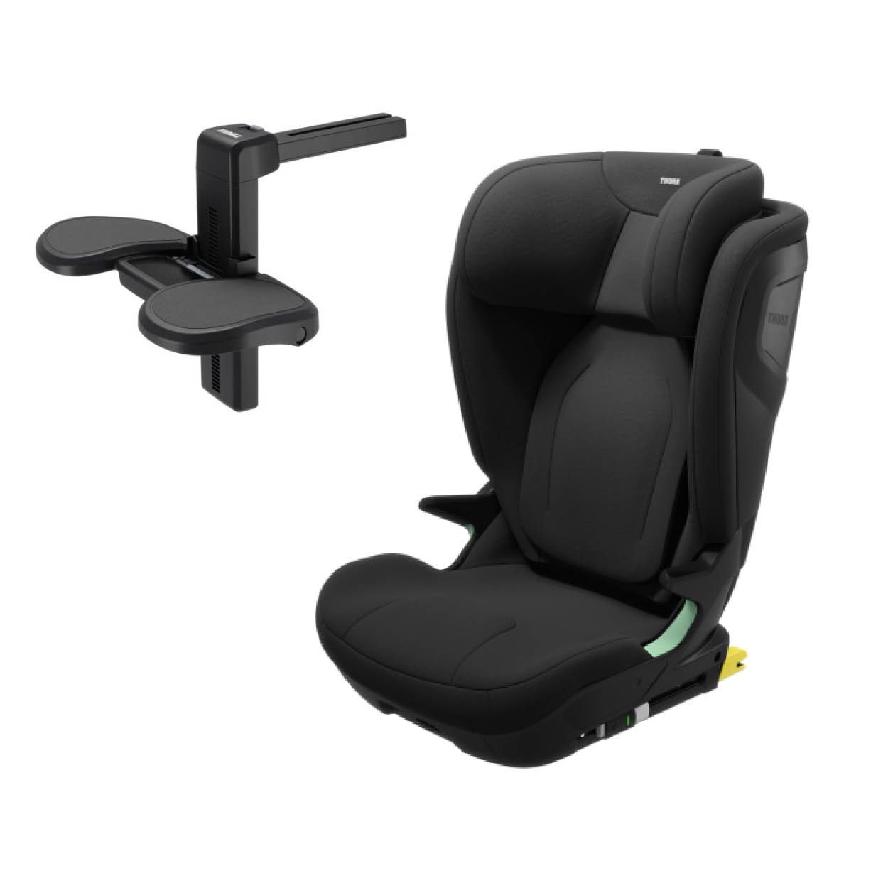 Thule Palm inkl. fotstøtte, i-Size booster, Svart, Bilstol