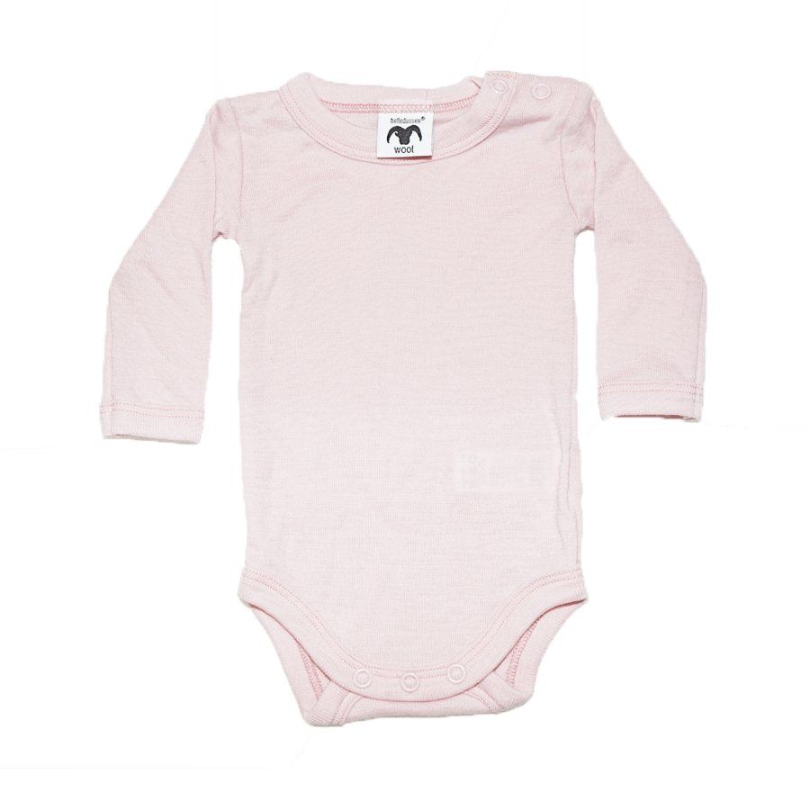 Helledussen, langermet ullbody, Pale mauve