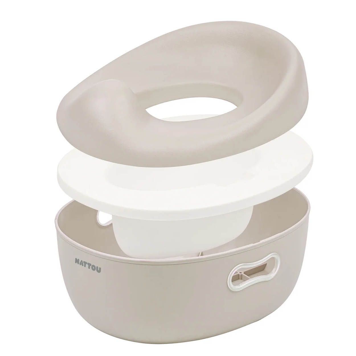 Nattou, Potty, 3-in-1, Beige