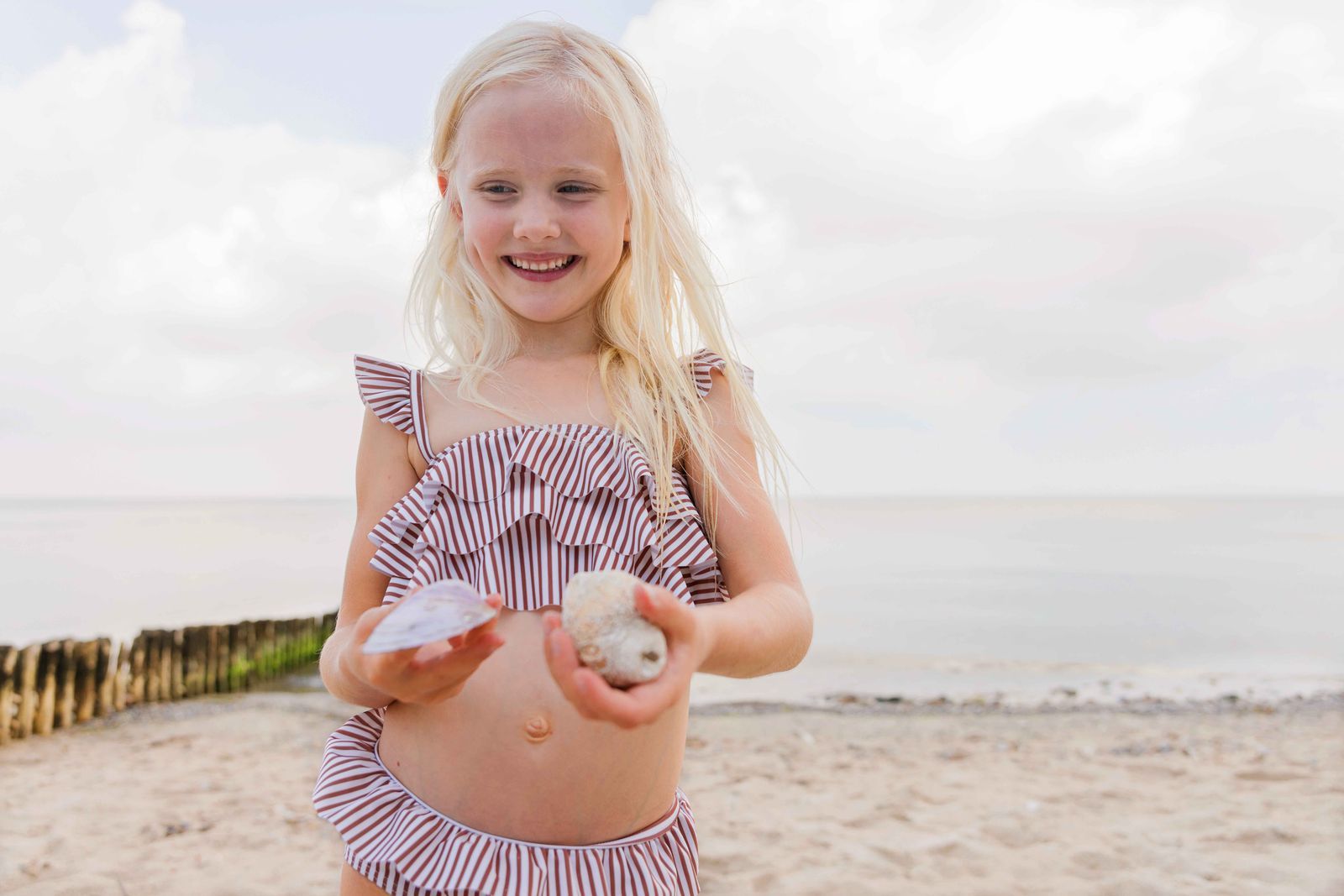 Bikini, Mini A Ture, Giulia, Acorn Brown Stripes