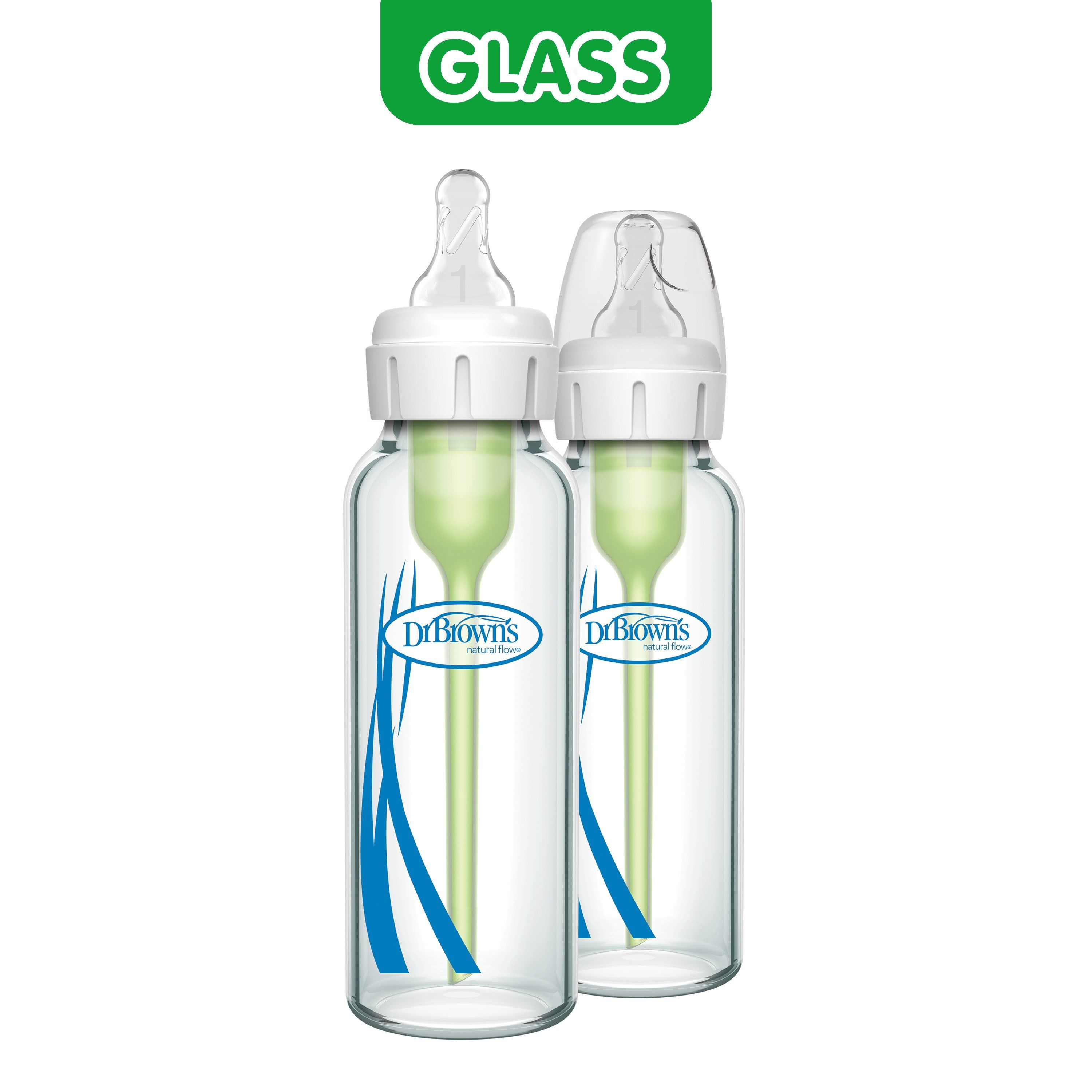 Dr.Brown Glassflaske Option+ Std 250ml, 2 pk