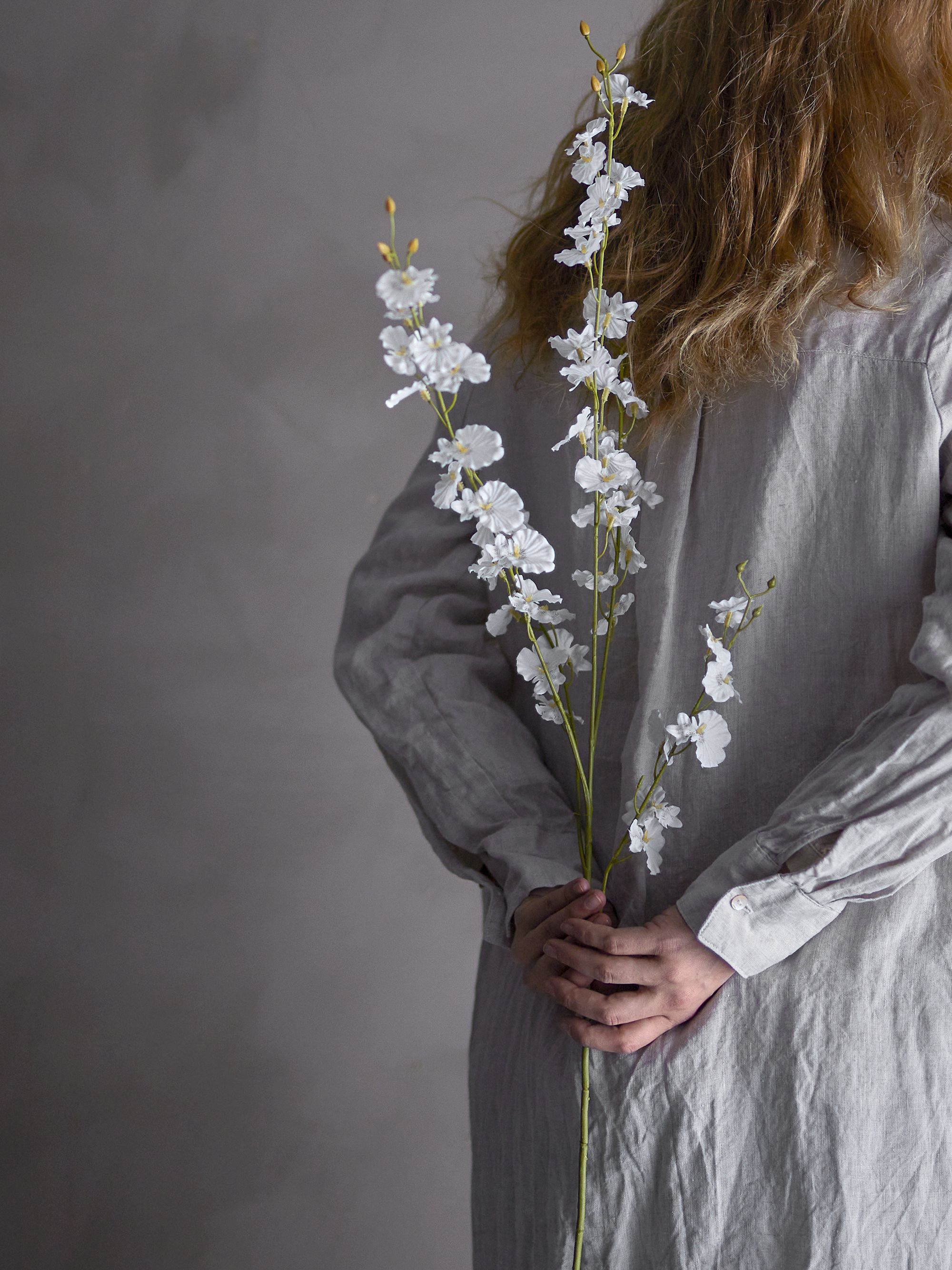 Kunstige Blomster, Bloomingville, Orchid Stilk