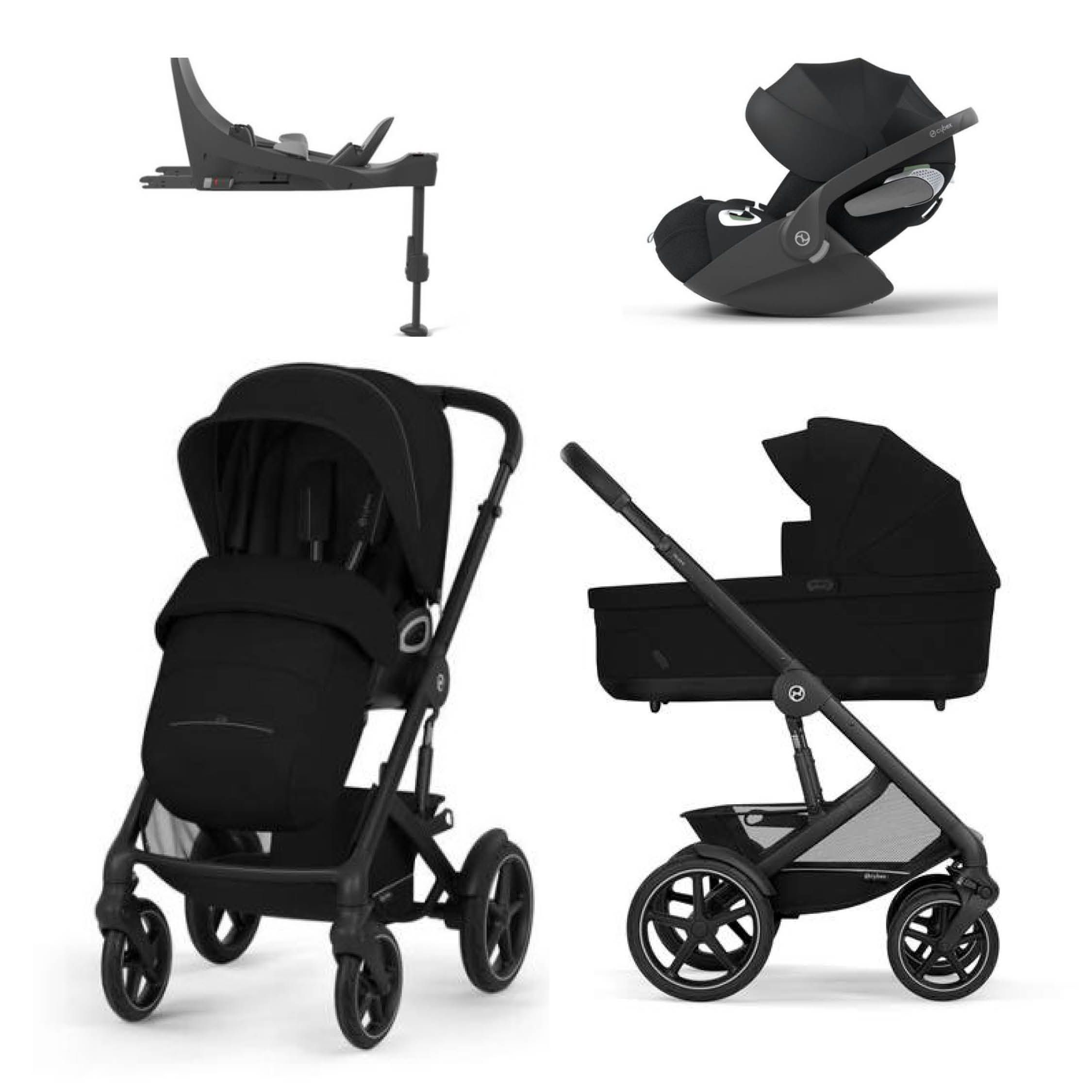 Cybex Talos S Lux, Moon Black + Cloud T og Base T