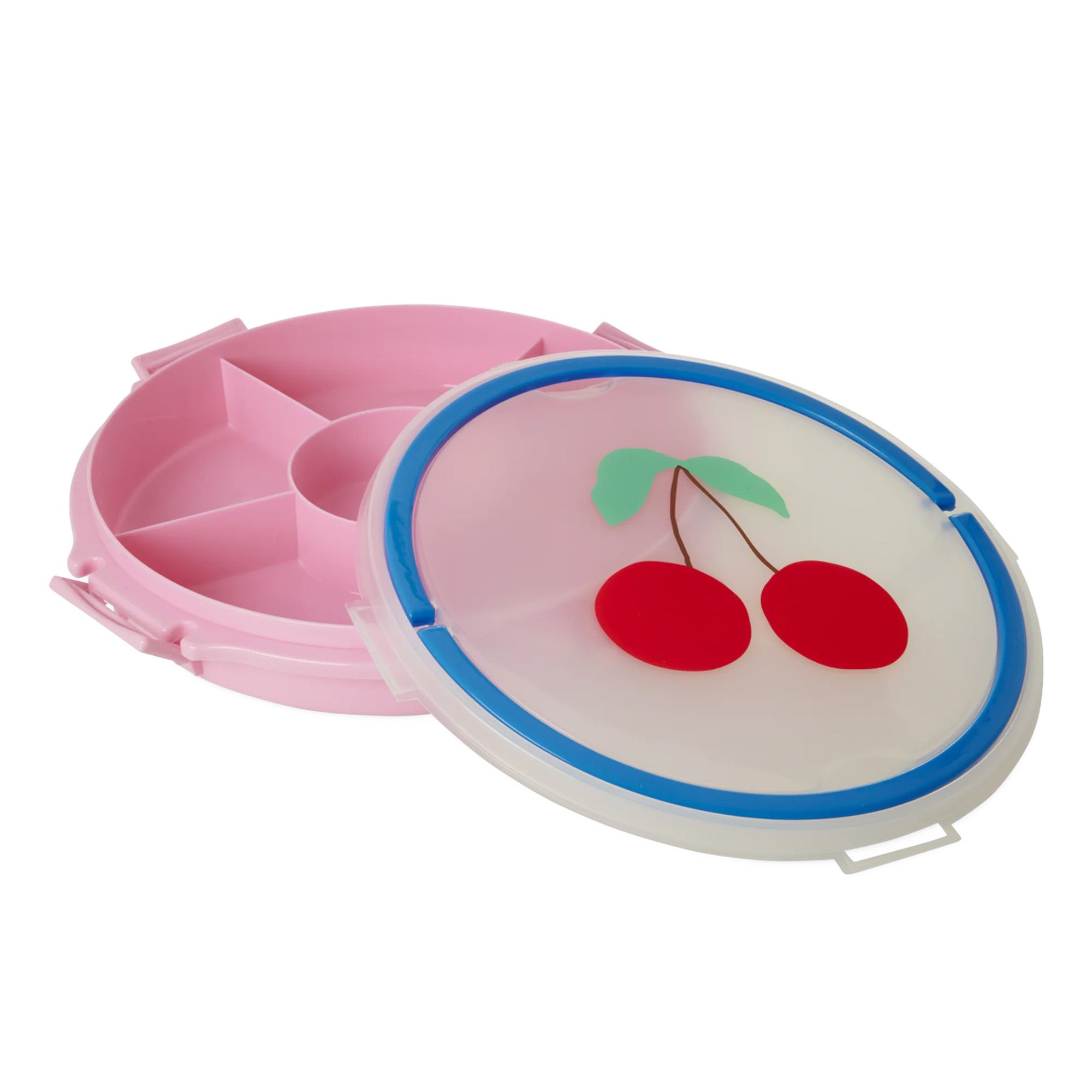 Serveringsbrett med håndtak, Rosa medkirsebærmotiv, Rice