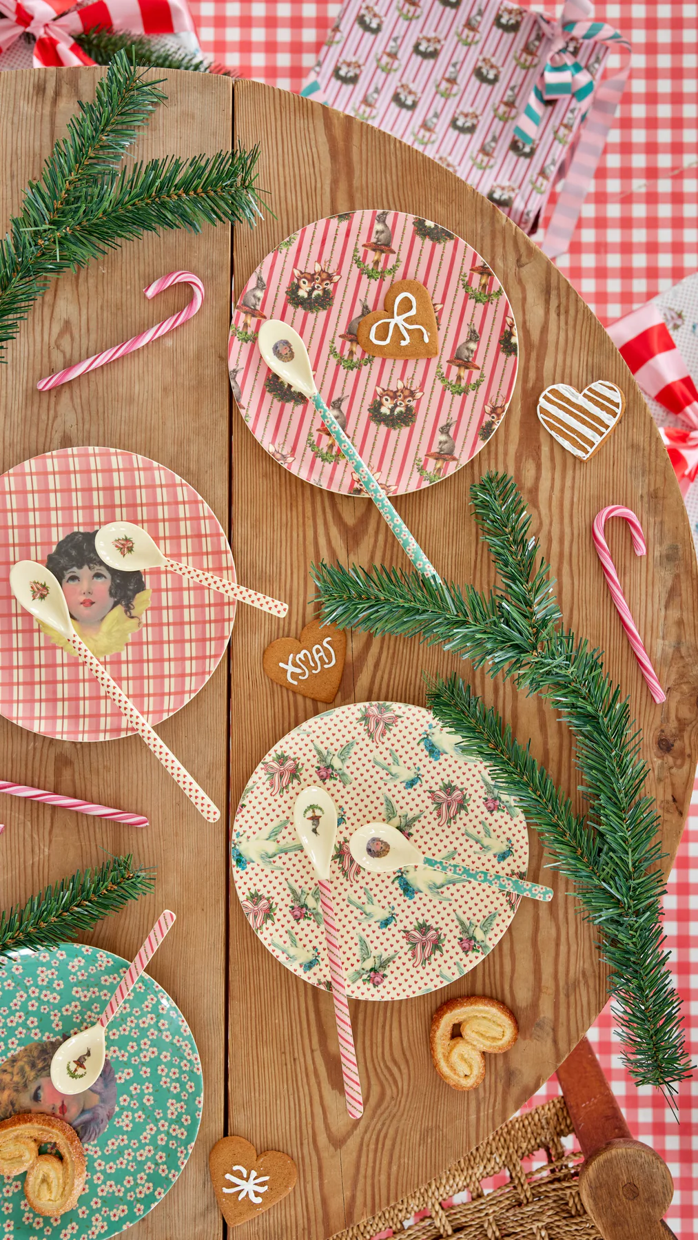 Barnetallerken, Juletema, Rice