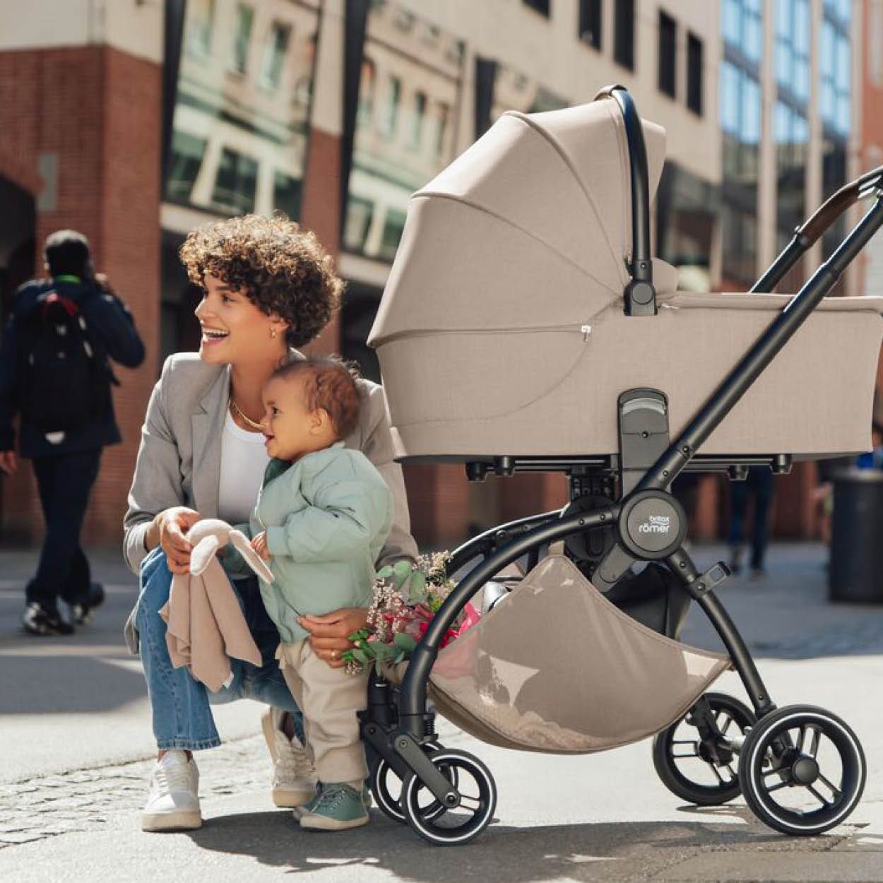 Britax Rio, Style Teak, Komplett barnevogn