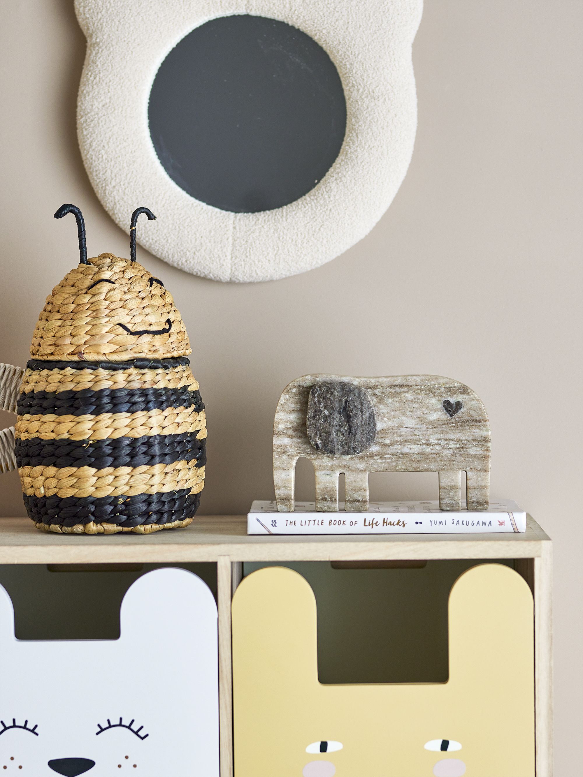 Camy Deko, Bloomingville MINI, Natur, Marmor