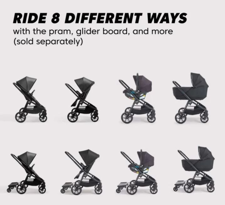 Bag, Babyjogger, Sights, Rich Black