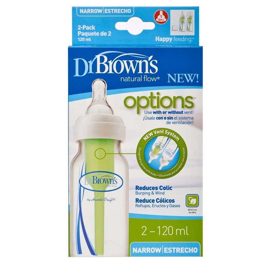 Flaske, Option standard, Dr.Brown, 120 ml, 2 pk