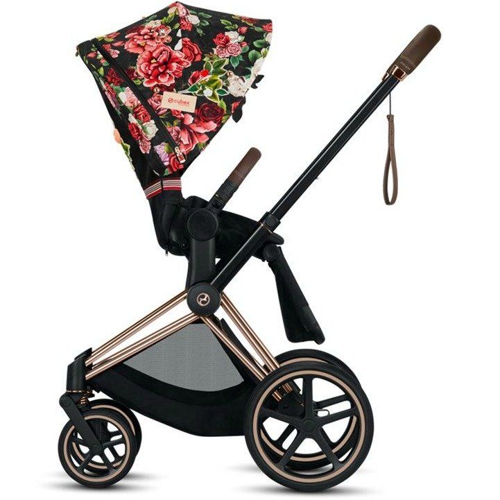 Seat Pack, Cybex, Priam, Spring Blossom, Dark Black