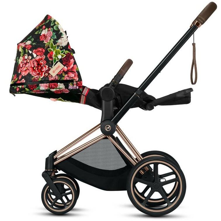 Seat Pack, Cybex, Priam, Spring Blossom, Dark Black