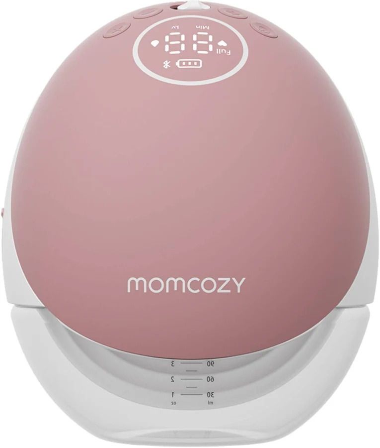 Momcozy M9 Single Bærbar. Brystpumpe, Rød
