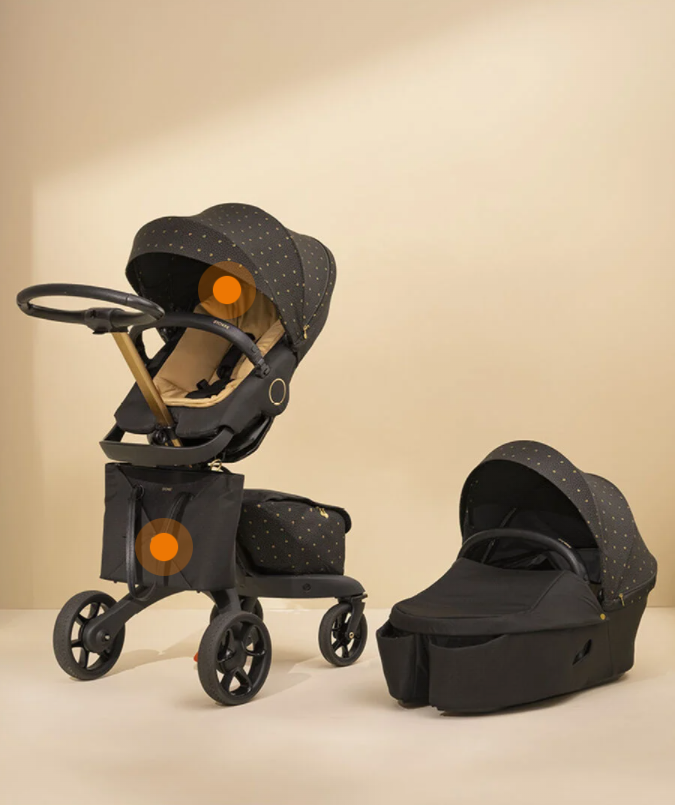 Liggedel, Stokke, Xplory X, Signature Black - Utstillingsmodell