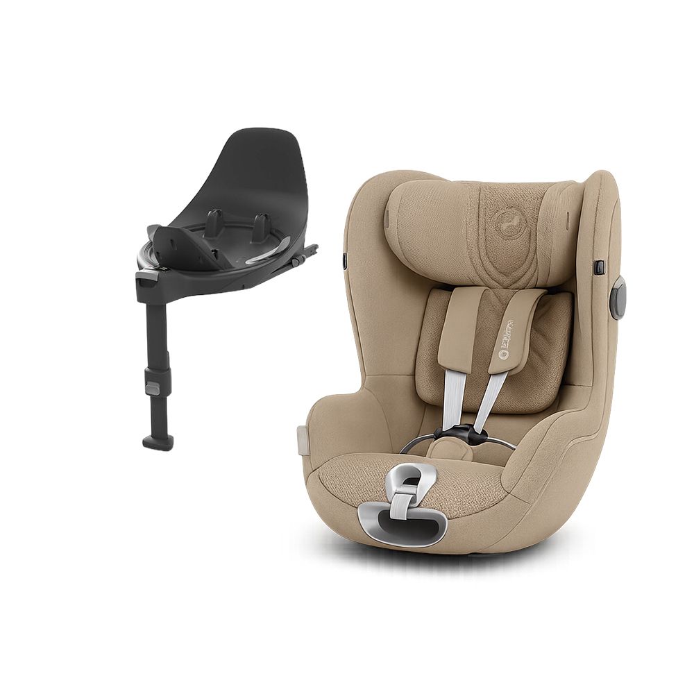 Cybex Sirona T Plus i-Size, Cozy Beige, Bilstol, Inkl Cybex Base T