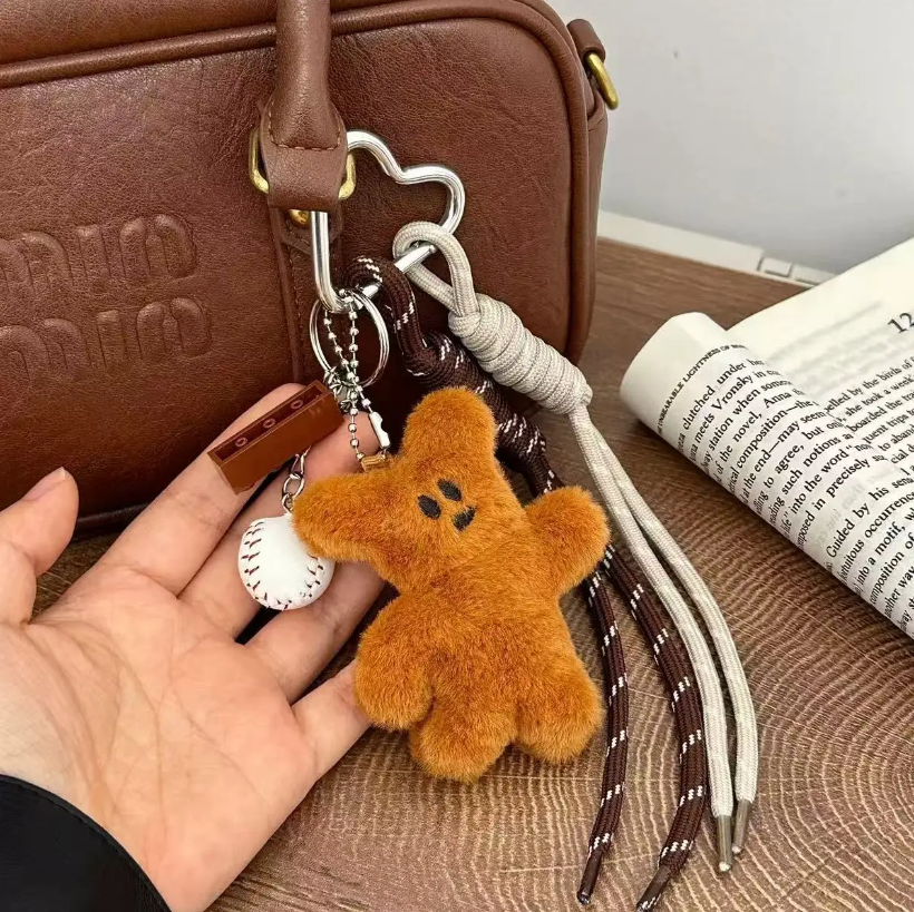 Bag Charm, Tinkafu, Brun Teddy