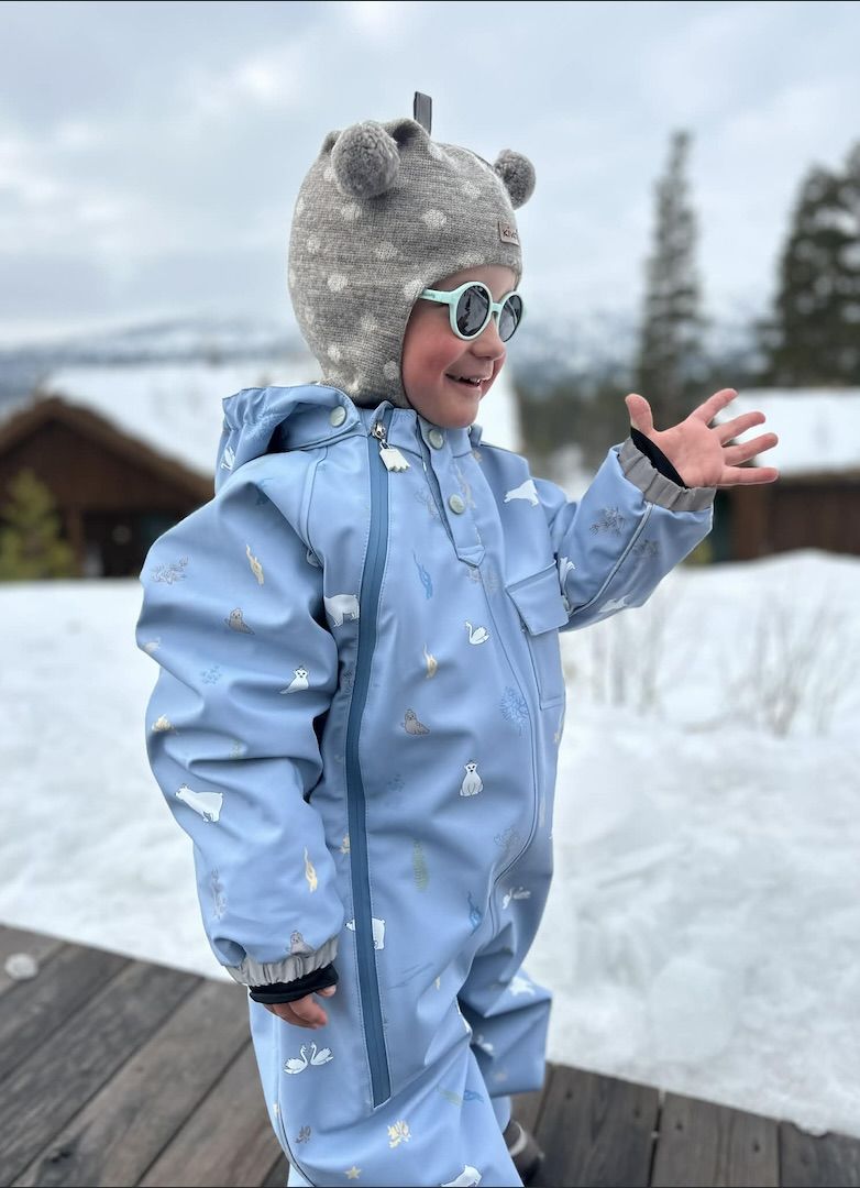 Vinterregndress, Milla&Max, Isblå