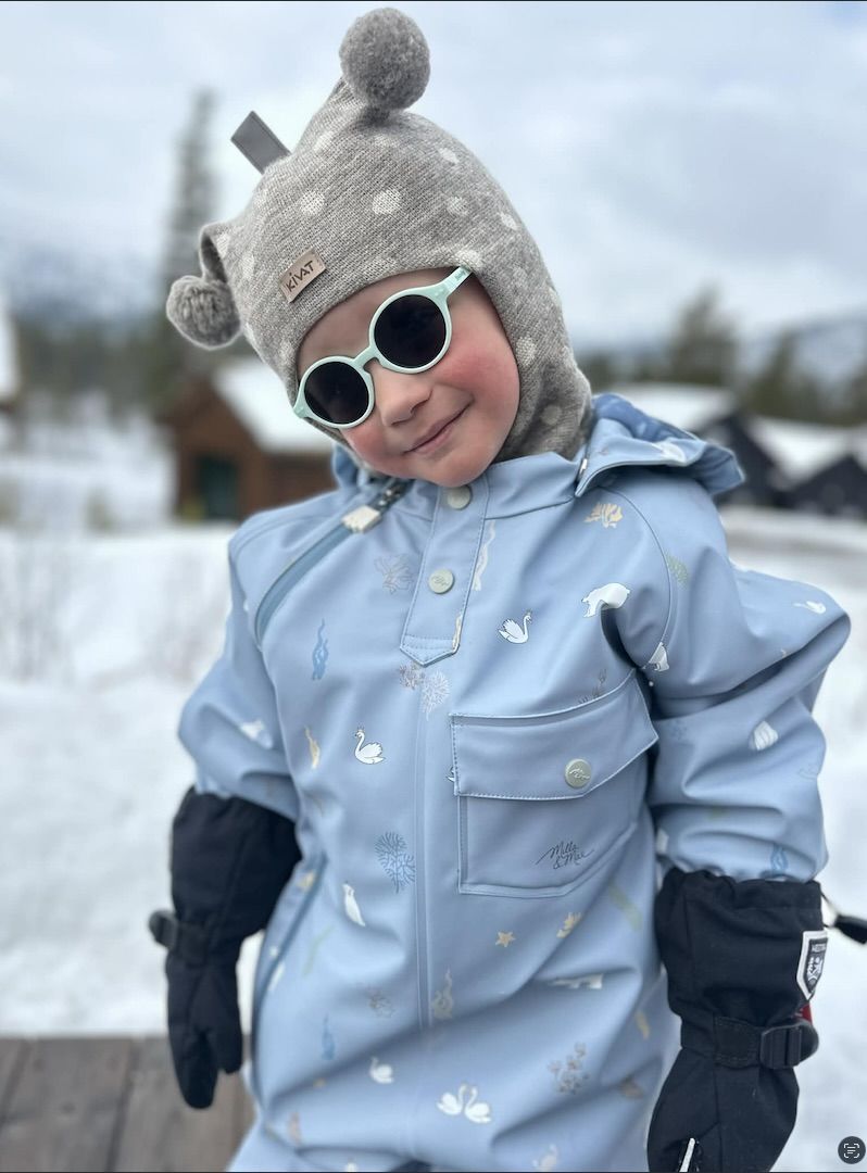 Vinterregndress, Milla&Max, Isblå