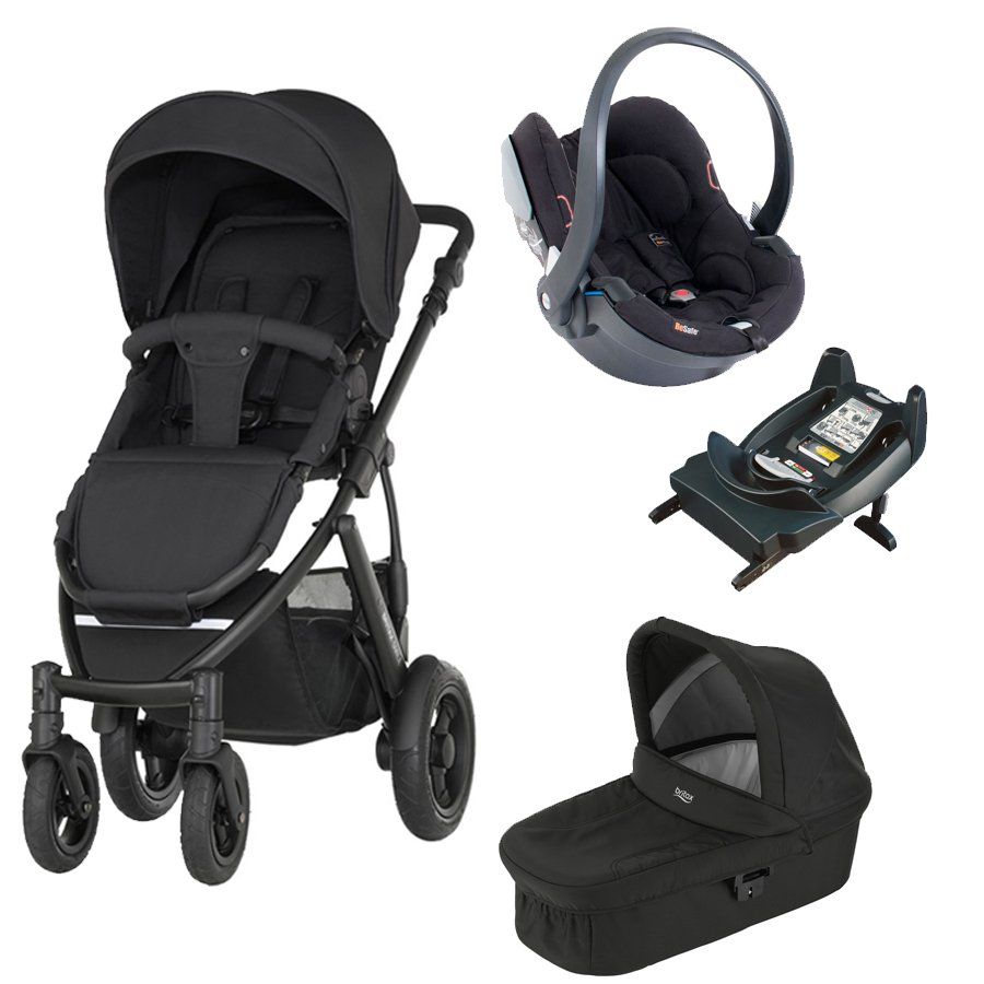 Vognpakke - Britax Smile 2 Ink. Bag + Bilstol Besafe Izi Go X1 + Base