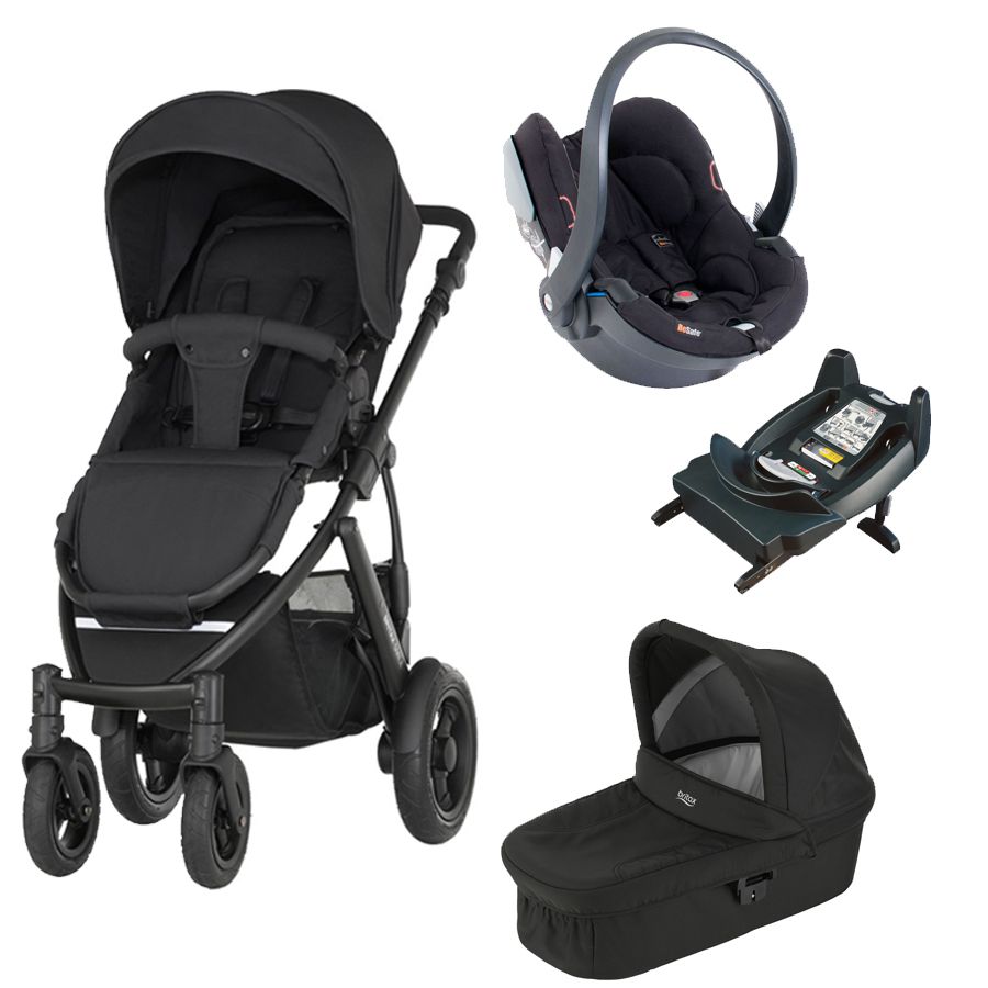 Vognpakke - Britax Smile 2 Ink. Bag + Bilstol Besafe Izi Go X1 + Base