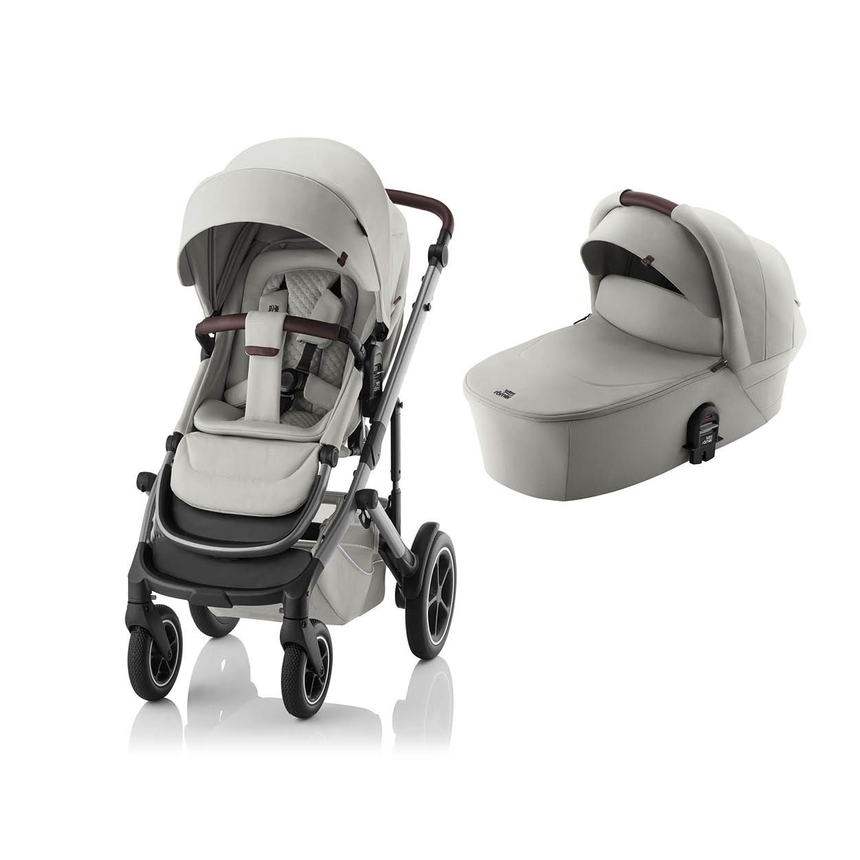 Britax, Smile 5Z, Linen Grey Lux + Baby-Safe Pro & Base 5Z Vario, 4in1