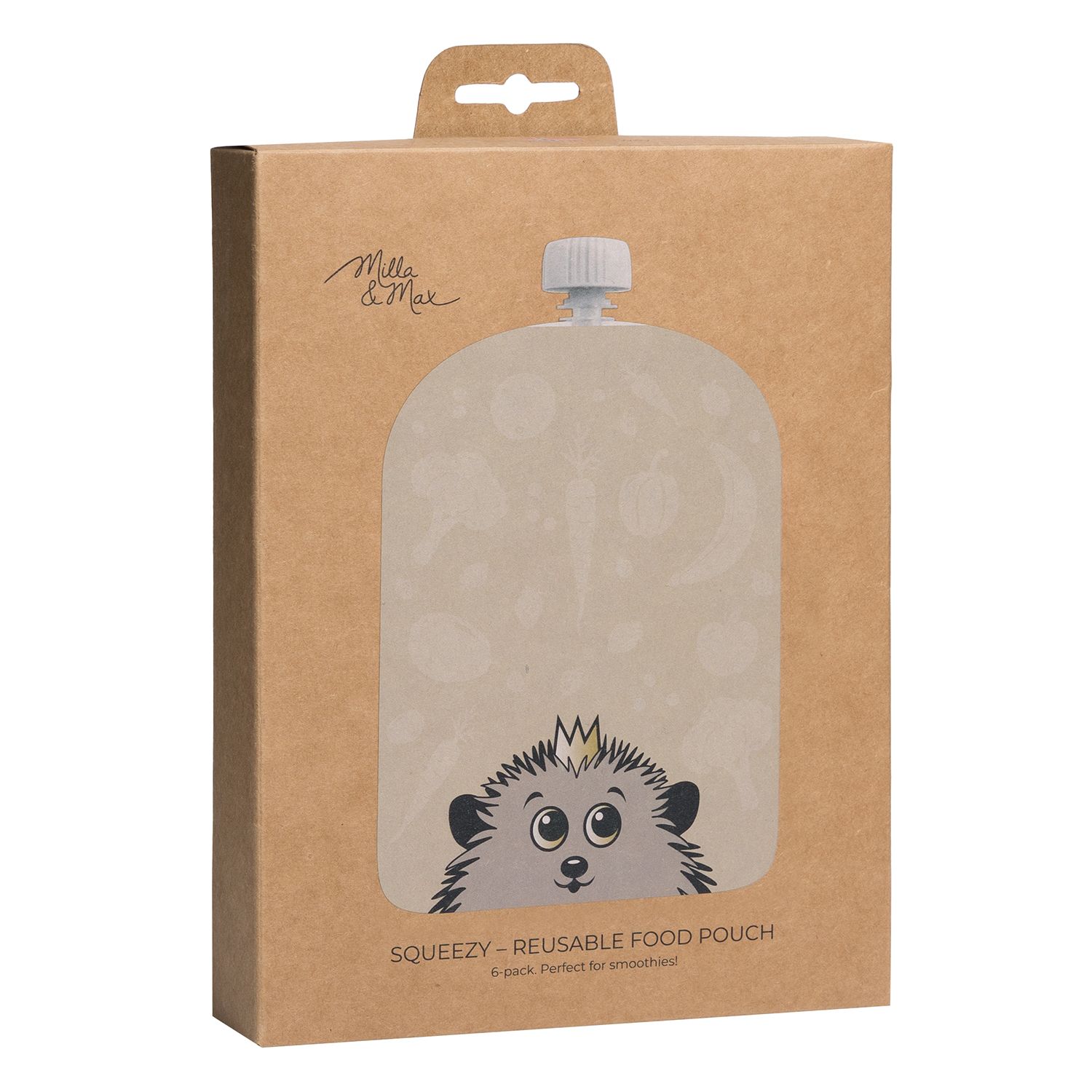 Smoothiepose, Milla&Max, 6pk, Pinnsvin