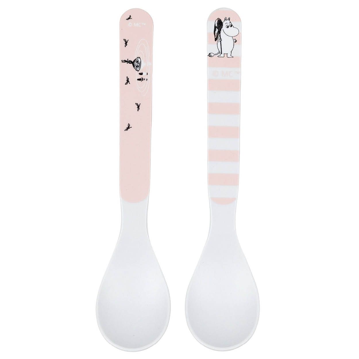 Spiseskje, Rätt Start, 2-pack, Mummi, Vann & bad, Rosa